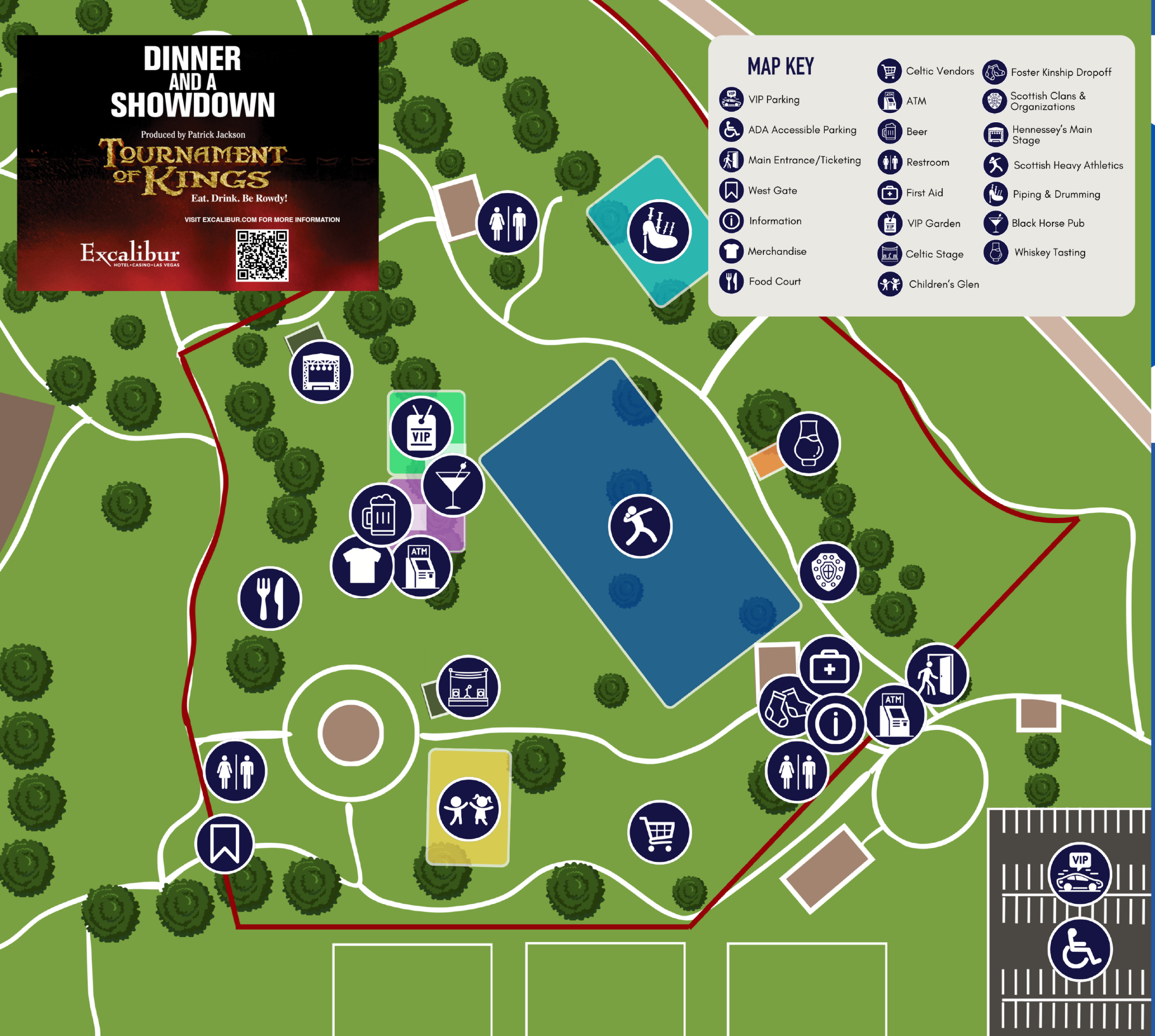 Highland Games Map